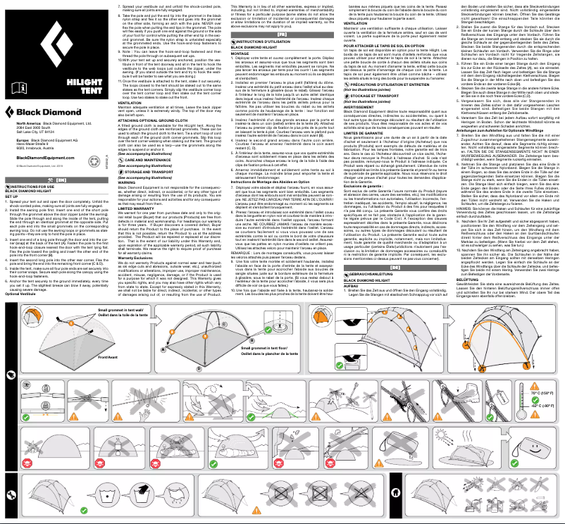 Imagen de la primera página del manual del dispositivo HiLight 3P