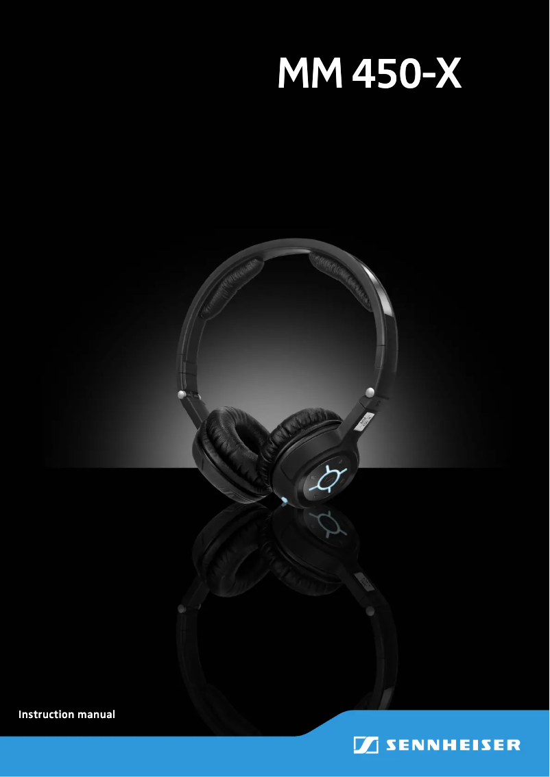 Page n°1 - Mode d'emploi Sennheiser MM 450-X Travel