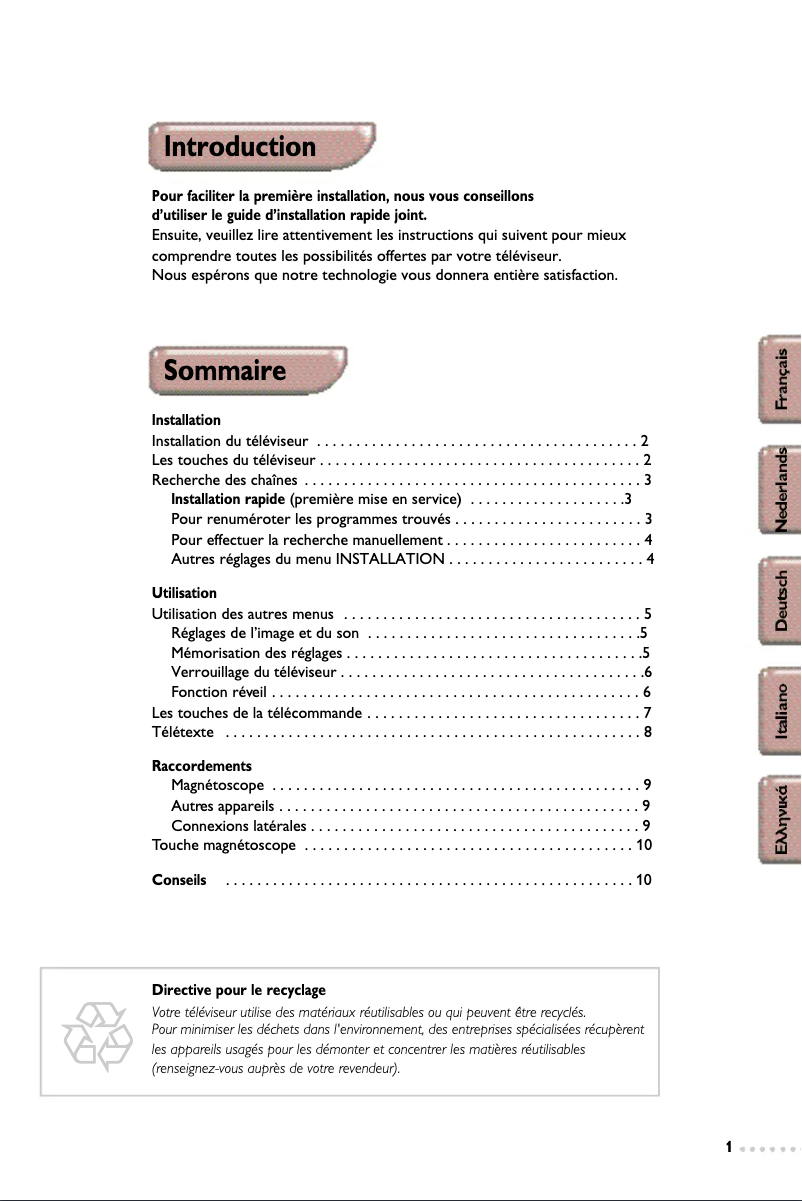 First page image of the manual for 25PT5106