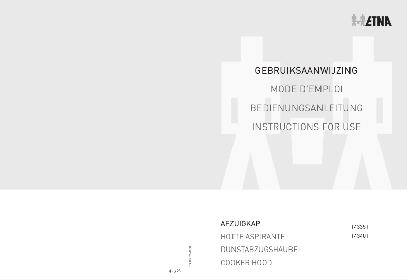 Imagen de la primera página del manual del dispositivo T4335T