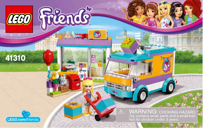 Page 1 de la notice Consignes visuelles Lego Friends 41310