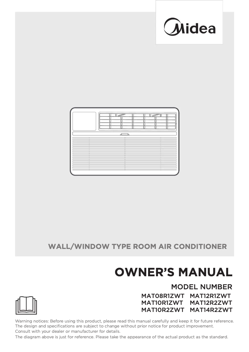 Imagen de la primera página del manual del dispositivo MAT14R2ZWT
