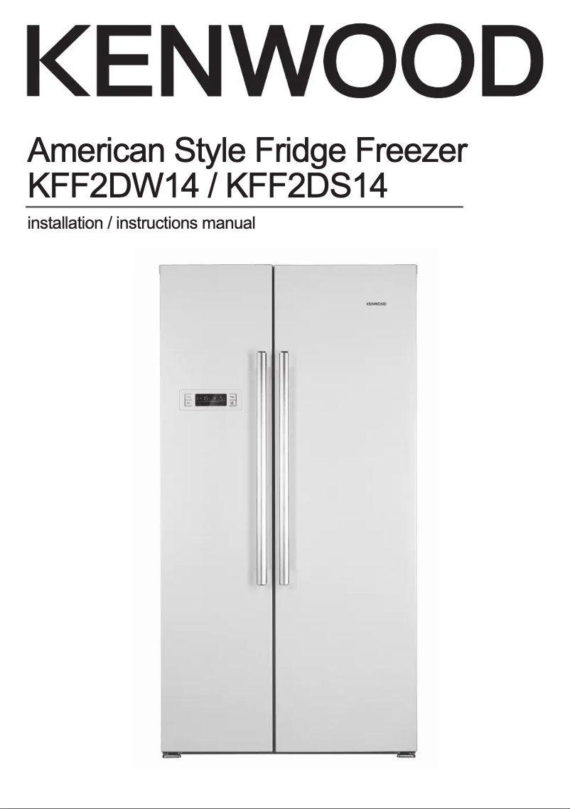 Image de la première page du manuel de l'appareil KFF2DS14