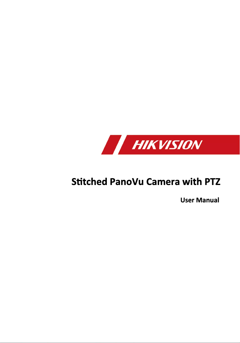 Page 1 de la notice Manuel utilisateur Hikvision DS-2DP1618ZIXS-DE