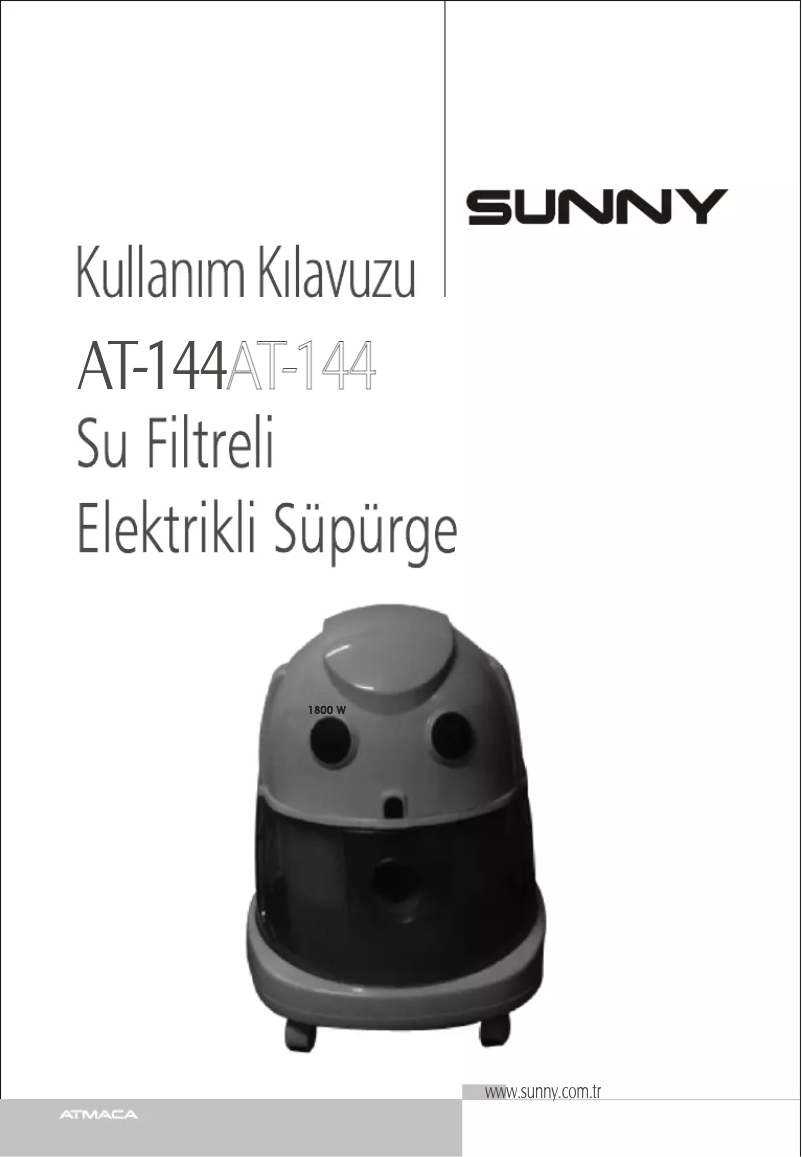 Page 1 de la notice Manuel utilisateur Sunny AT-144