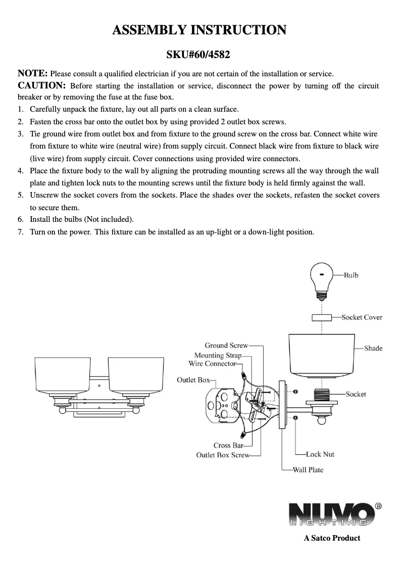 Página 1 del manual Manual de usuario NUVO Soho 60/4582