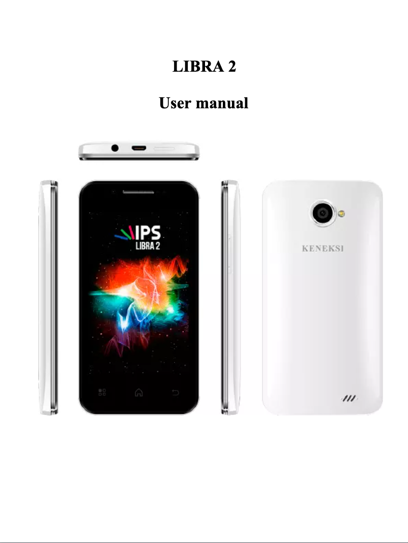 Image de la première page du manuel de l'appareil Libra 2