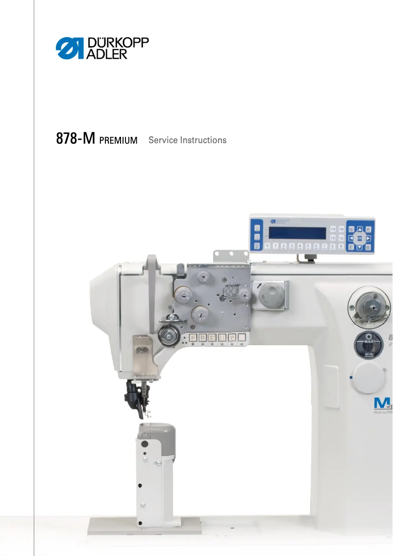 Image de la première page du manuel de l'appareil 878-M PREMIUM