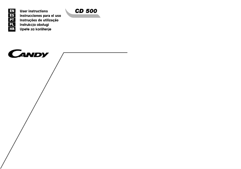 Image de la première page du manuel de l'appareil CD 500
