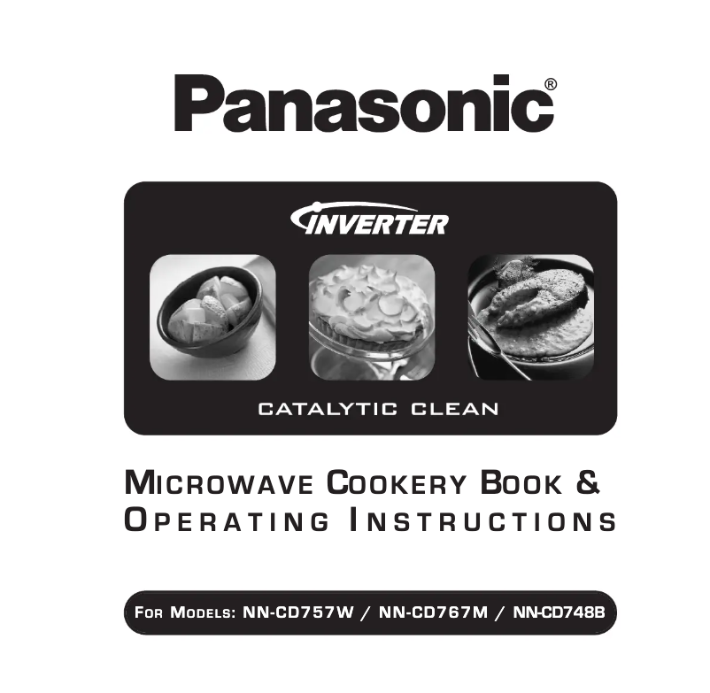 Página 1 del manual Manual de usuario Panasonic NN-CD748B