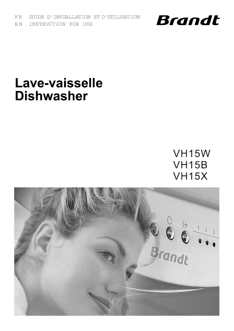 Page 1 de la notice Manuel utilisateur Brandt VH15B