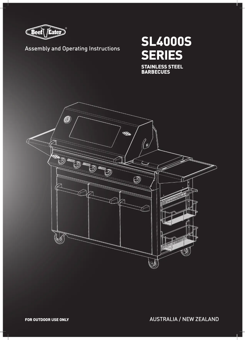 Page 1 de la notice Manuel utilisateur BeefEater BS12340
