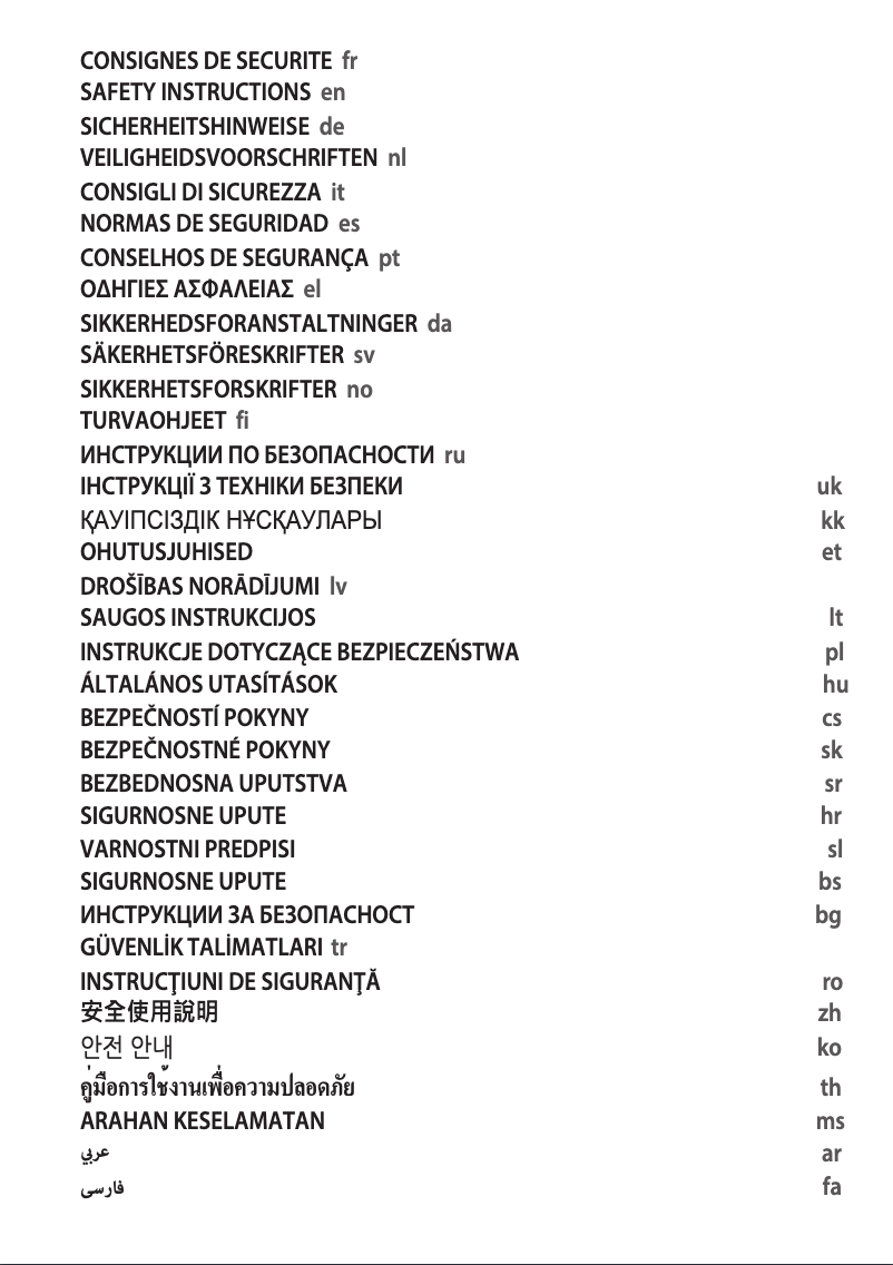 Image de la première page du manuel de l'appareil Mega AM4800