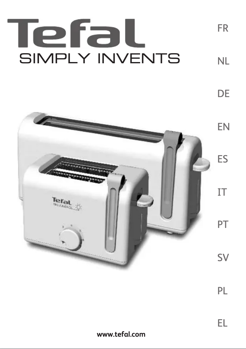 Page 1 de la notice Manuel utilisateur Tefal Simply Invents TT2255