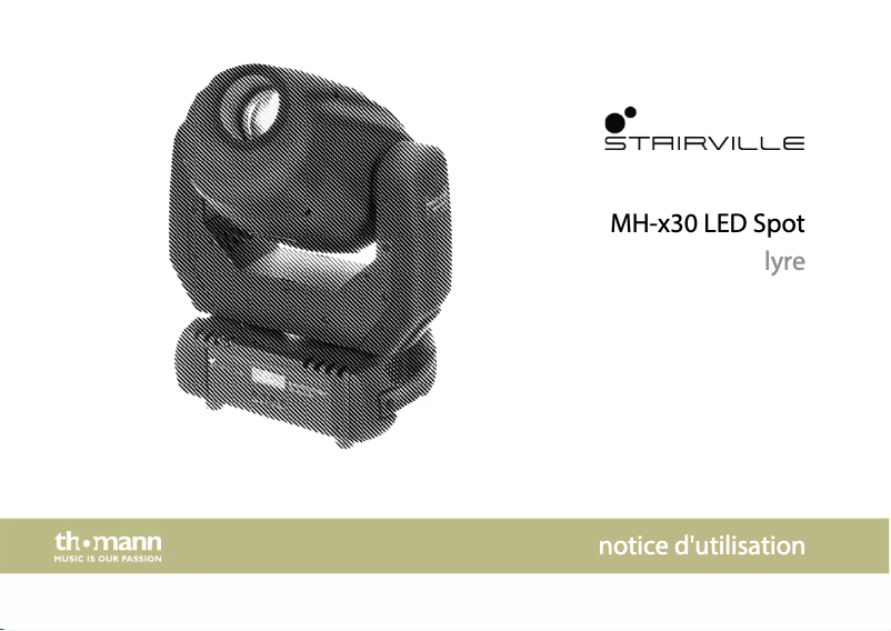 Image de la première page du manuel de l'appareil MH-x30 LED Spot