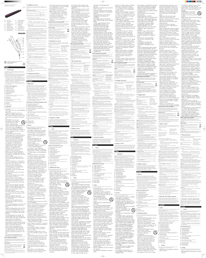 Page 1 of the manual User Manual Philips ProCare Sonic HP8349