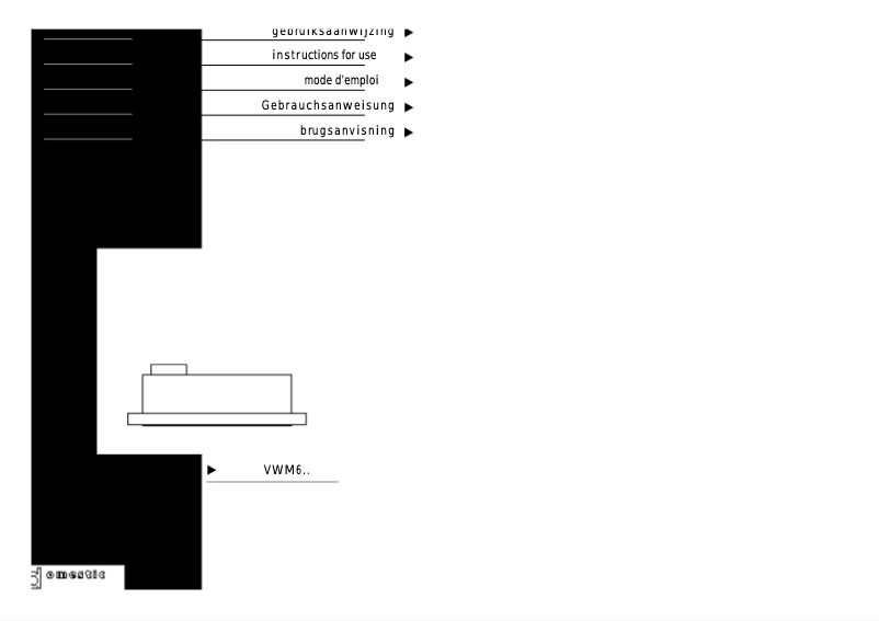 Page 1 de la notice Manuel utilisateur Atag VWM6