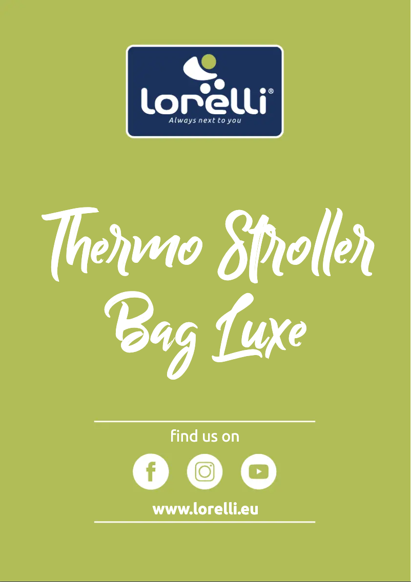 Image de la première page du manuel de l'appareil Thermo Stroller Bag Luxe