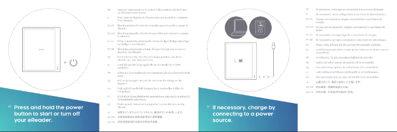 Page n°1 - Guide de démarrage rapide Kobo Elipsa