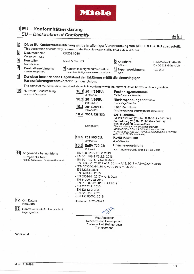 Imagen de la primera página del manual del dispositivo KFN 7733 F