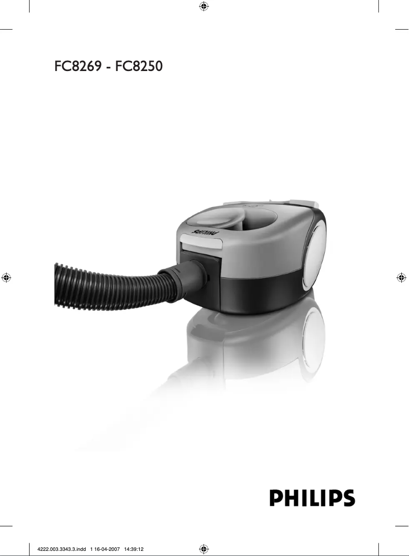 Image de la première page du manuel de l'appareil FC8258