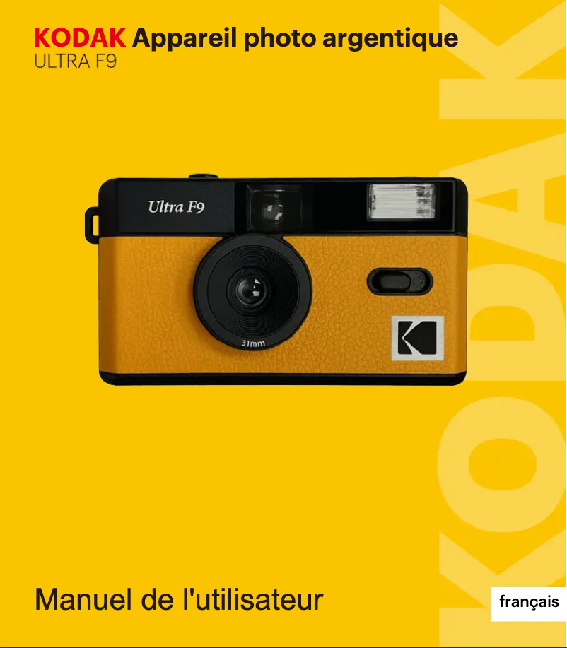 Image de la première page du manuel de l'appareil Ultra F9