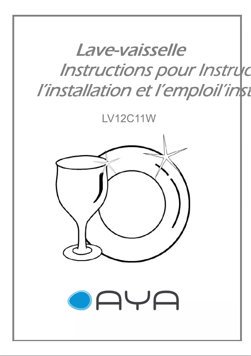 Page n°1 - Manuel utilisateur AYA LV12C11W