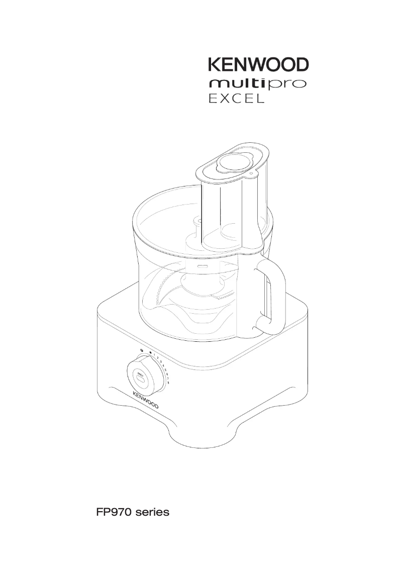 Image de la première page du manuel de l'appareil Multipro Excel FPM971