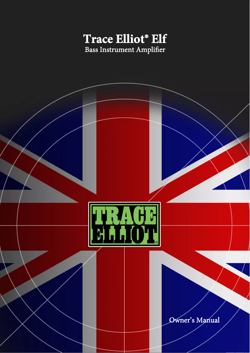 Página 1 del manual Manual de usuario Peavey Trace Elliot ELF