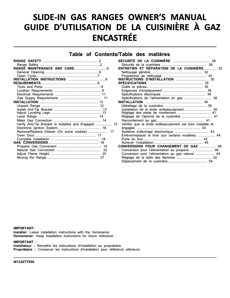 Page n°1 - Manuel utilisateur Maytag MGS8800PZ