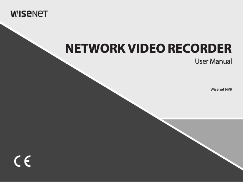 Page n°1 - Manuel utilisateur Wisenet XRN-3210B4