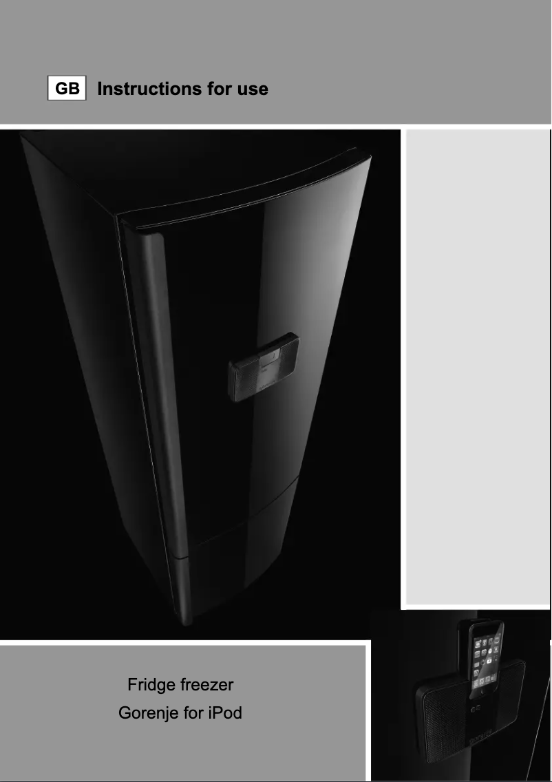 Página 1 del manual Manual de usuario Gorenje RK1000IP