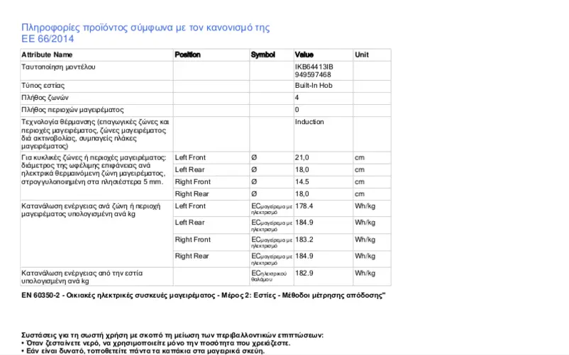 Page n°1 - Manuel utilisateur AEG IKB64413IB