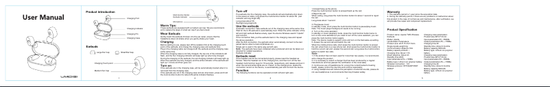 Page n°1 - Manuel utilisateur Umidigi Upods