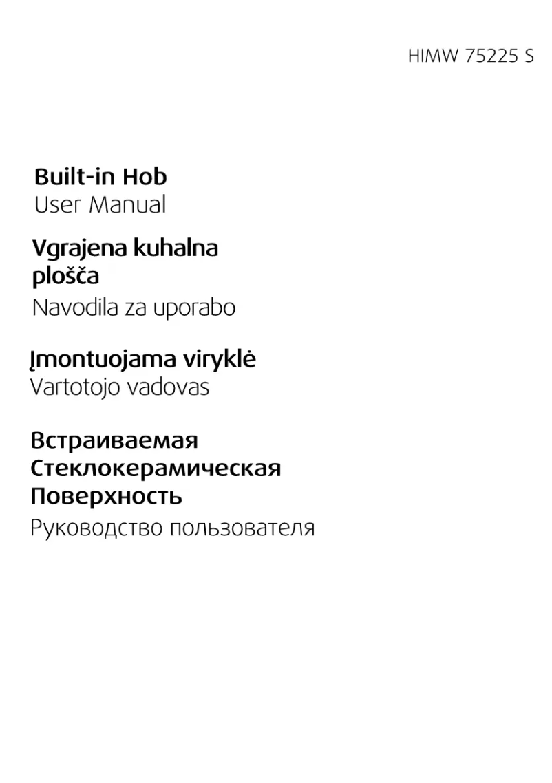 Page 1 de la notice Manuel utilisateur Beko HIMW 75225 S