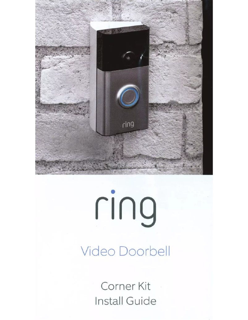 Page 1 de la notice Manuel utilisateur Ring Video Doorbell Corner Kit