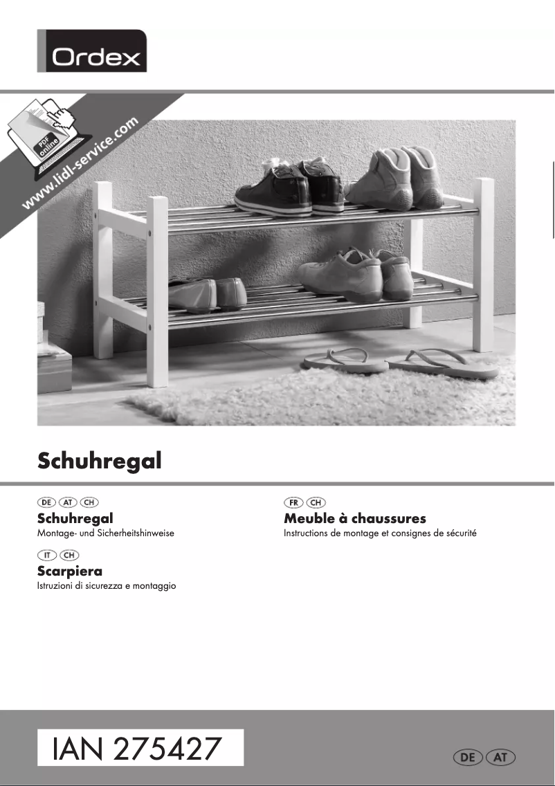 Page n°1 - Manuel utilisateur Ordex IAN 275427