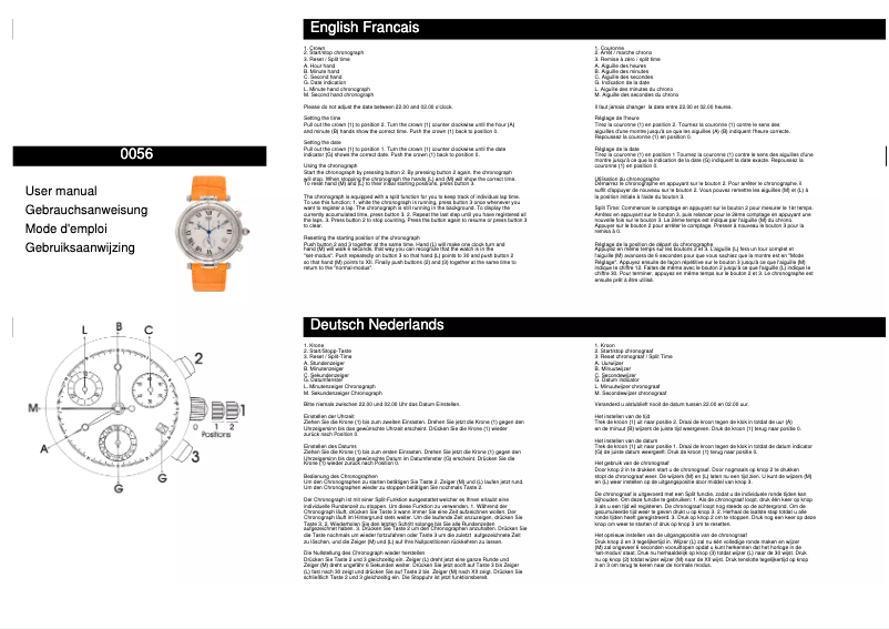 Page n°1 - Manuel utilisateur Davis 0056
