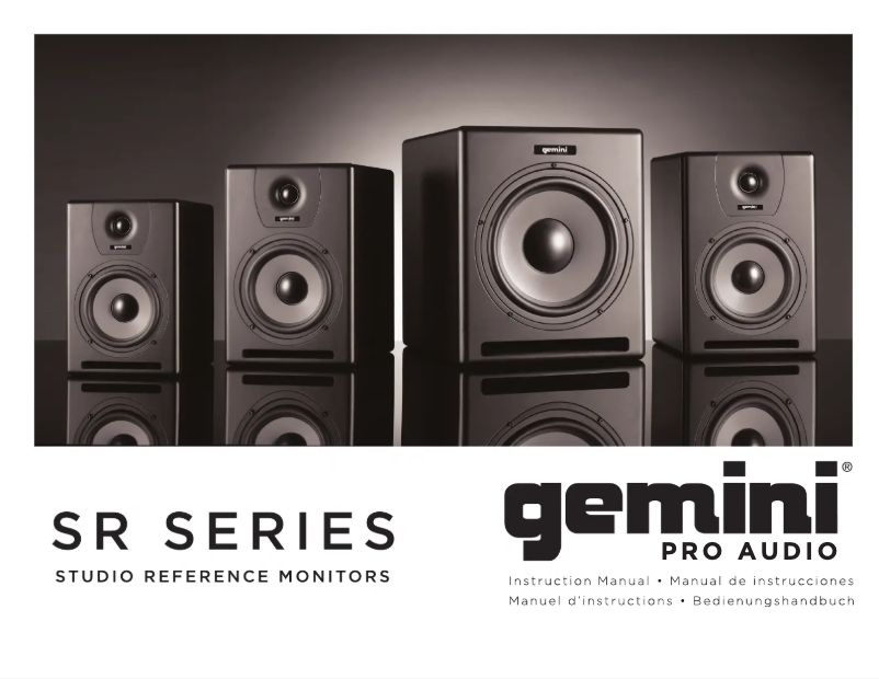 Page 1 de la notice Manuel utilisateur Gemini SR series