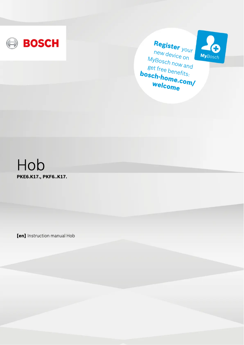 Página 1 del manual Manual de usuario Bosch PKE611K17A