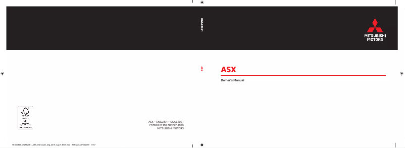 Page 1 de la notice Manuel utilisateur Mitsubishi Triton (2021)