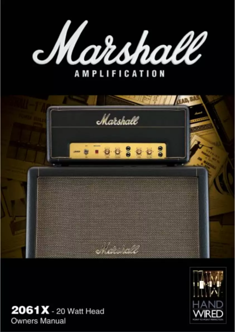 Página 1 del manual Manual de usuario Marshall 2061X