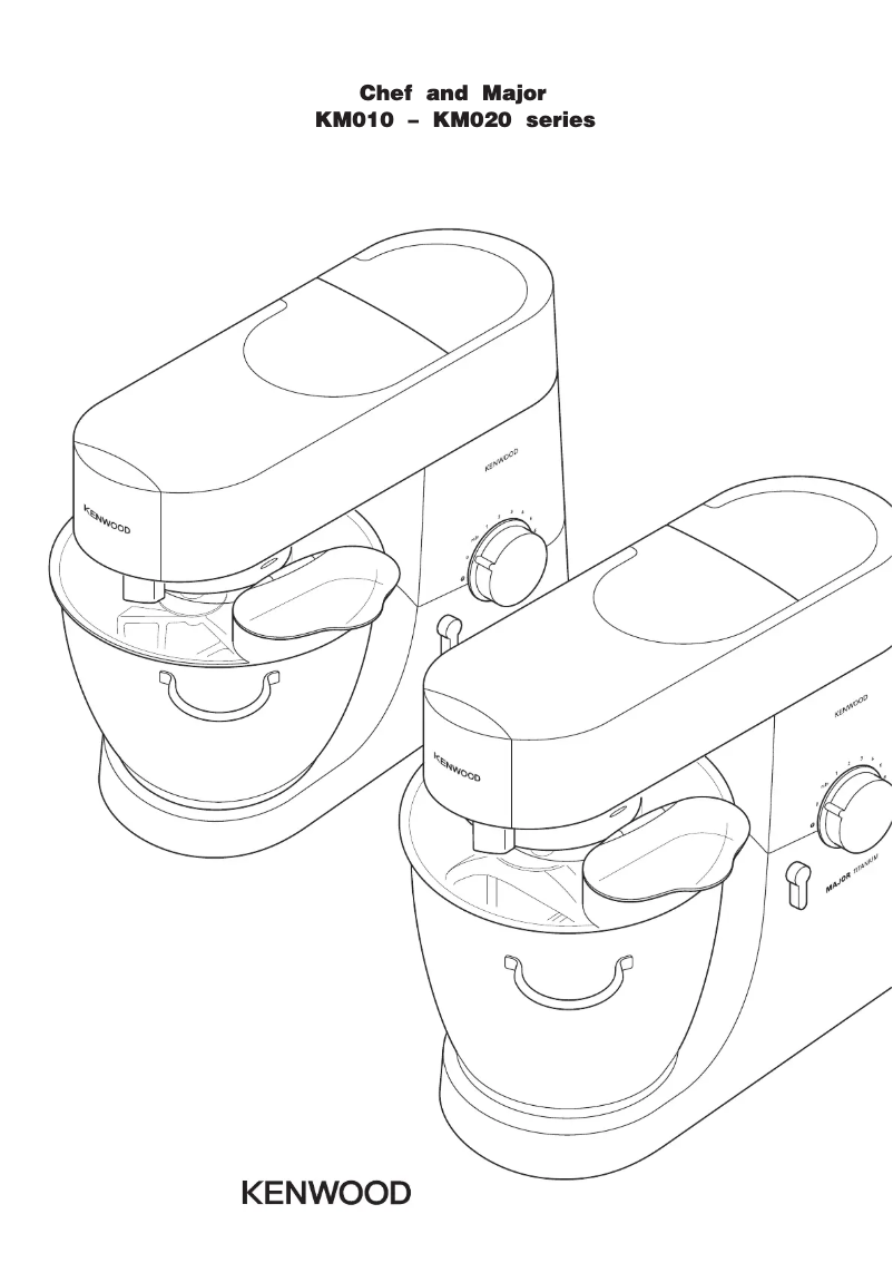 Page n°1 - Manuel utilisateur Kenwood KM020