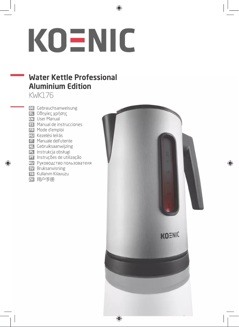 Image de la première page du manuel de l'appareil KWK176