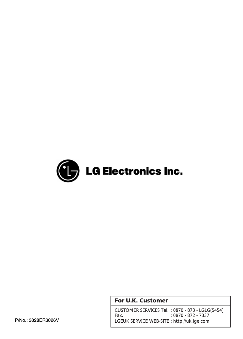 Page n°1 - Manuel utilisateur LG WD-12275BD