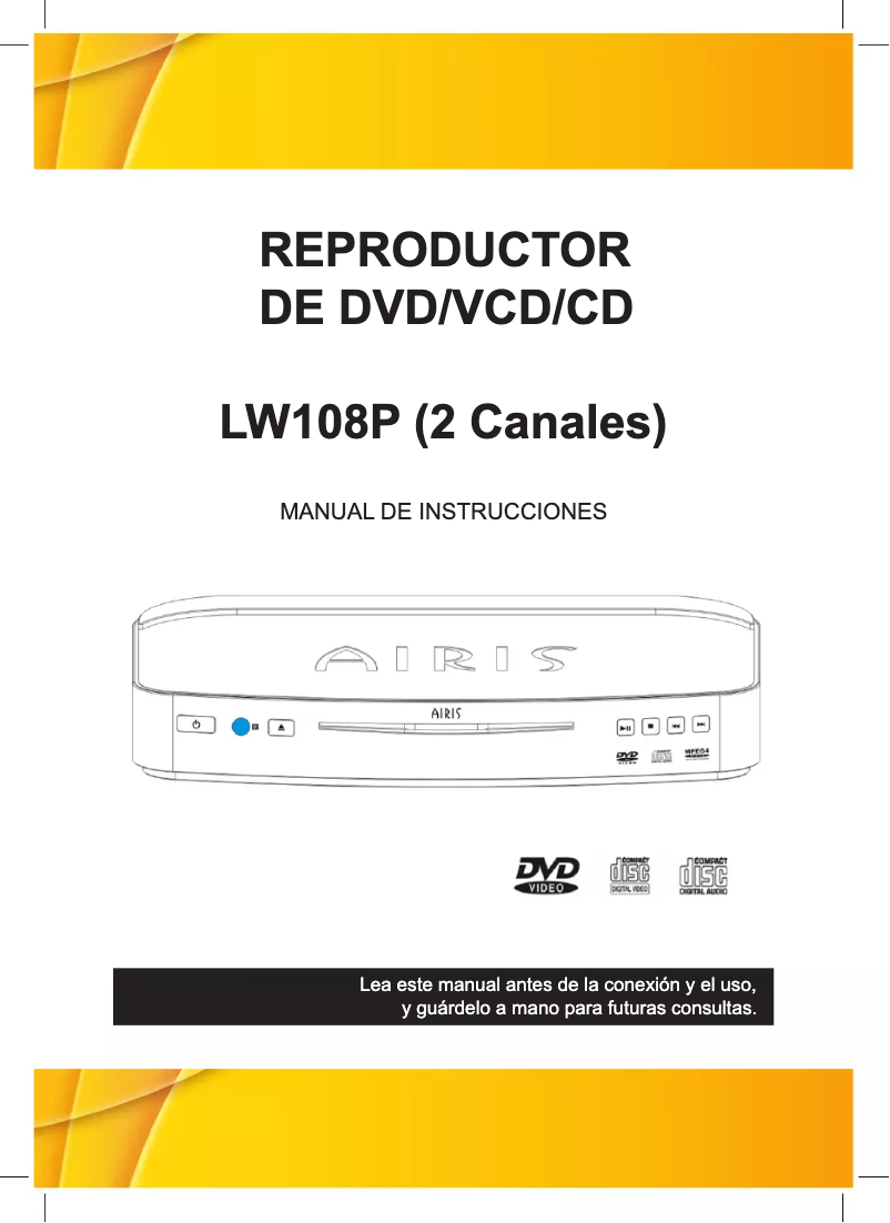 Page n°1 - Manuel utilisateur Airis LW108P