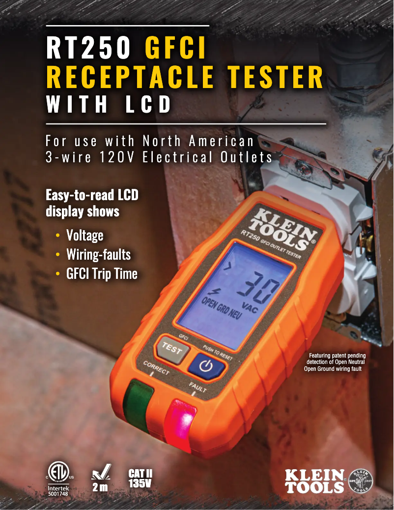 Image de la première page du manuel de l'appareil RT250