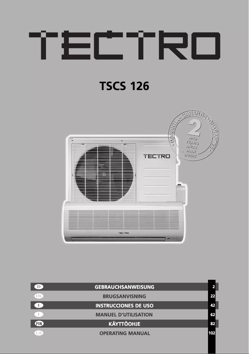 Image de la première page du manuel de l'appareil TSCS 126
