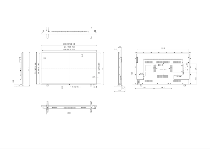Página 1 del manual Dibujo técnico NEC MultiSync E558