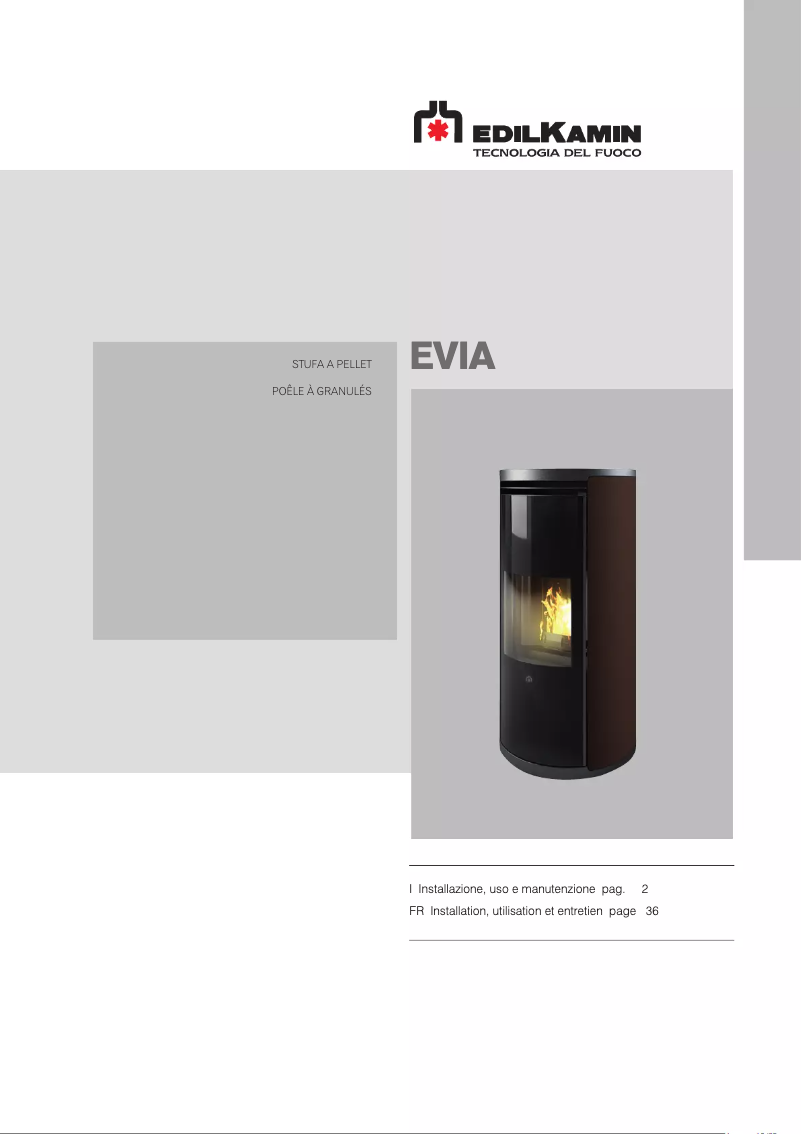 Image de la première page du manuel de l'appareil EVIA